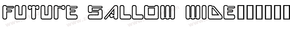 Future Sallow Wide字体转换